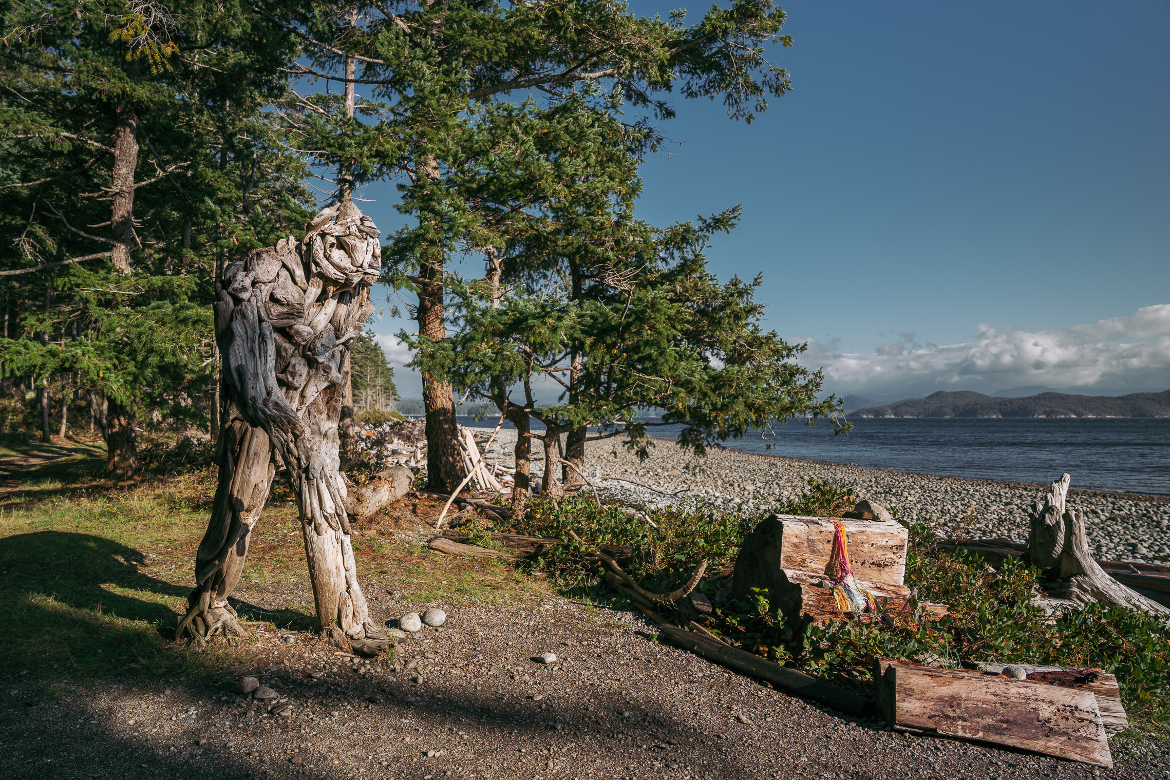 beach view at We Wai Kai Campground