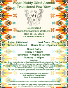 Poster for the Yaqan Nukiy Pow Wow