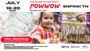 The Pow Wow Between the Lakes event poster