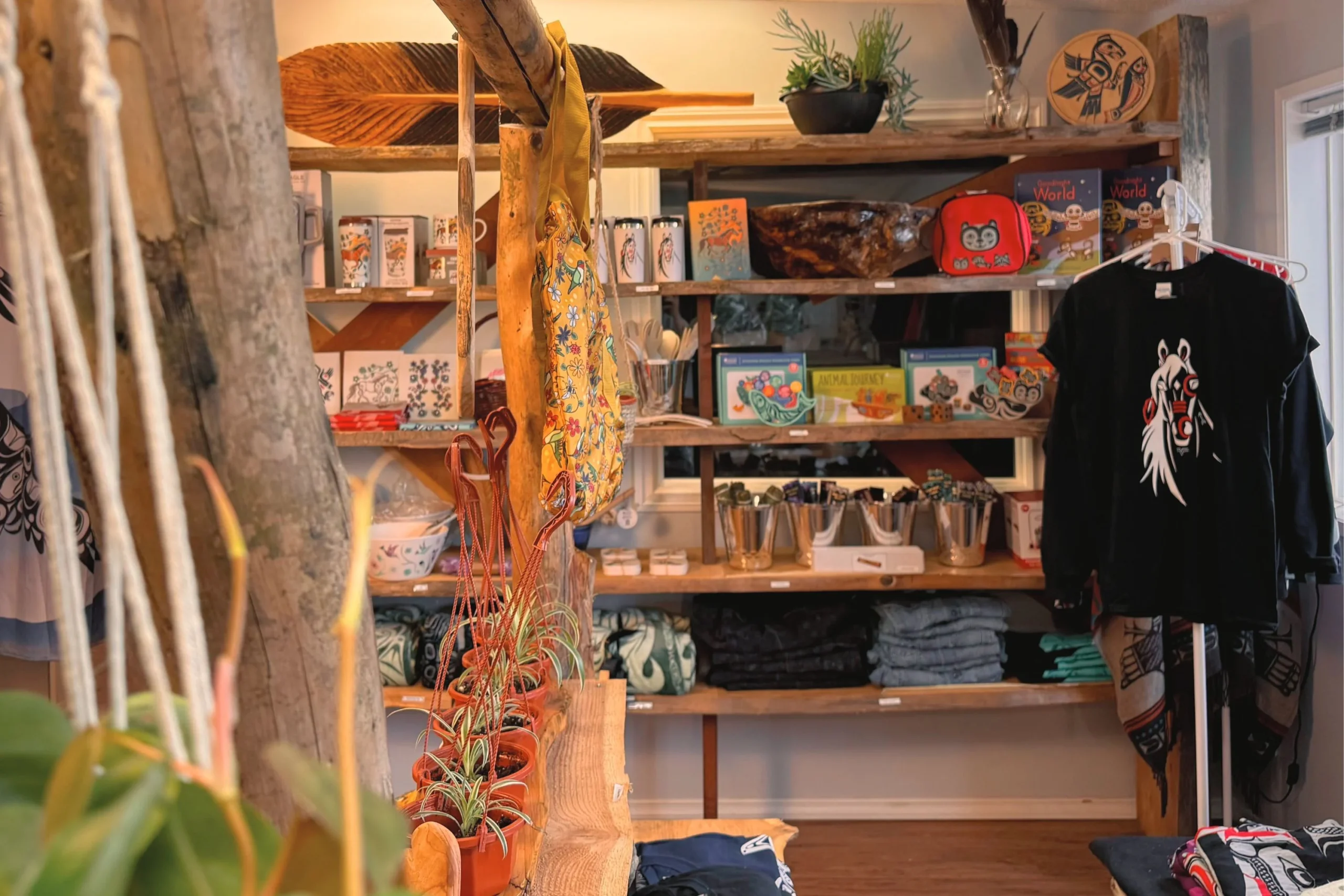 Indigenous made and designed household items, gifts and apparel at Two Chiefs in Rosedale, BC