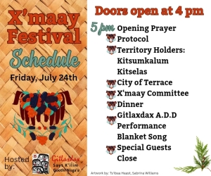 X'maay Festival July 24, 2026